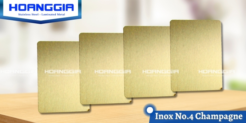 Khái niệm về Inox No4 Champagne
